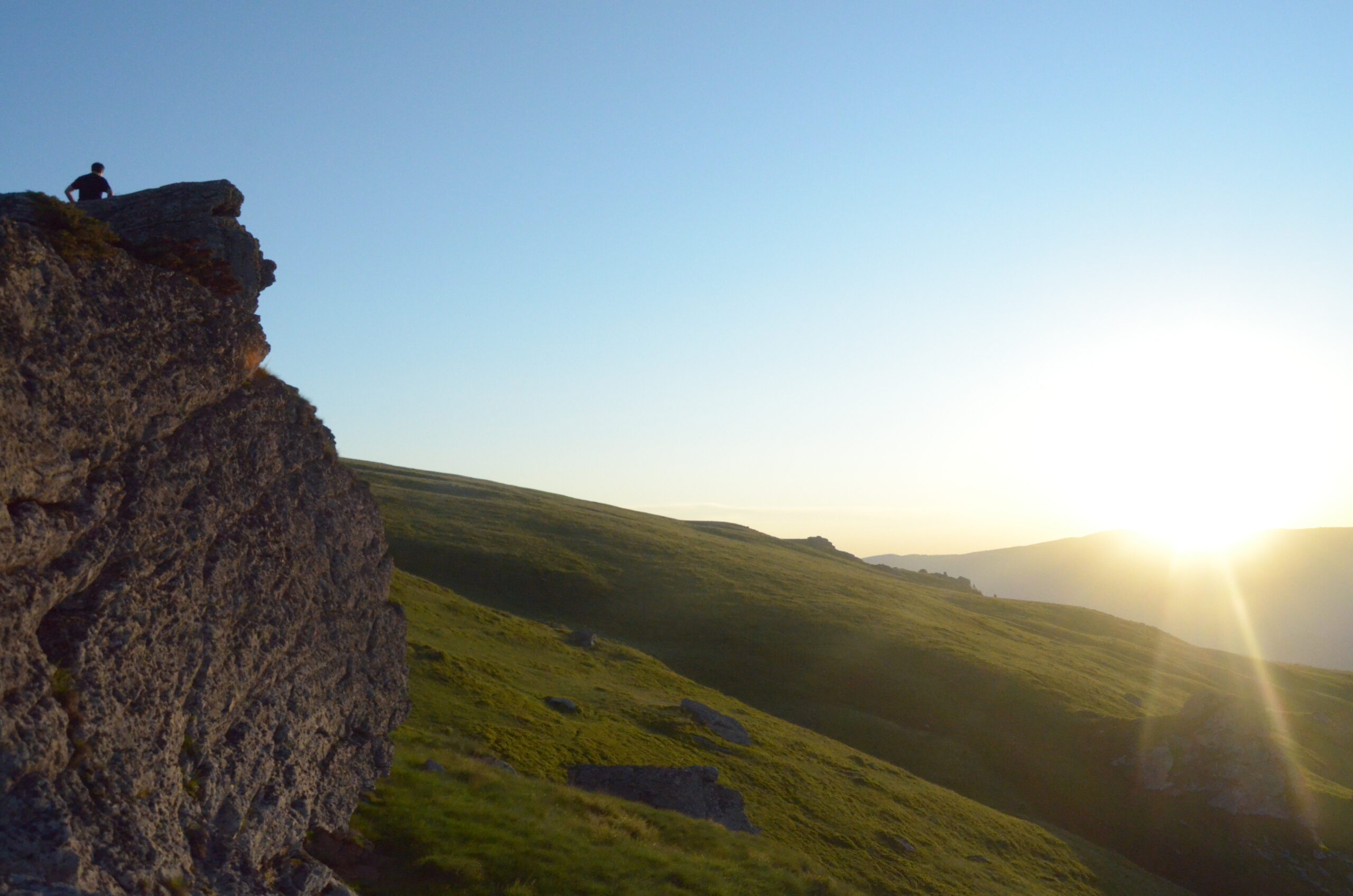 Solstice sunrise on Muntele Micc