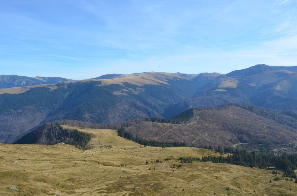 The Tarcu mountains. The image was taken by Marc.